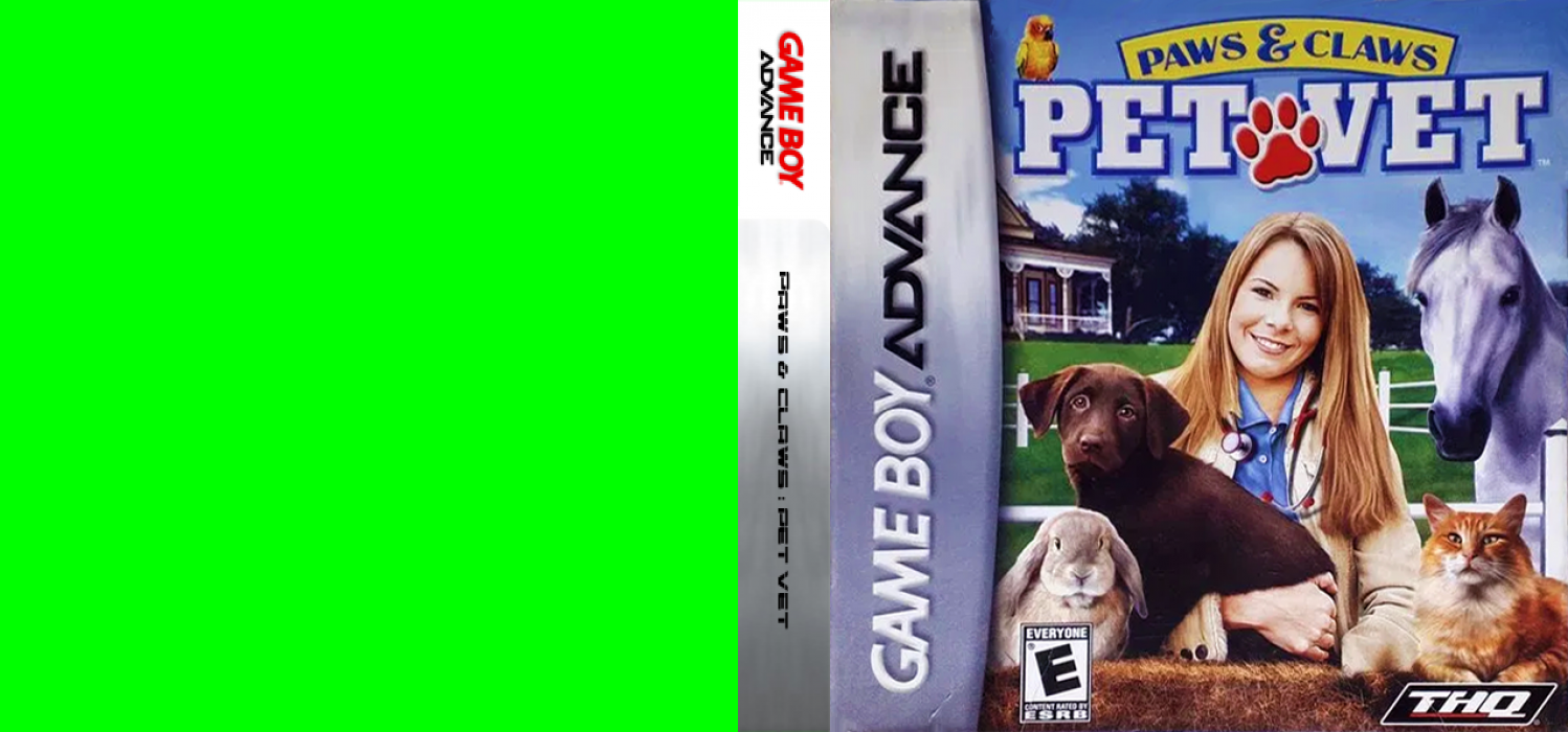 Paws & Claws Pet Vet [US] gba 2007 Box Art