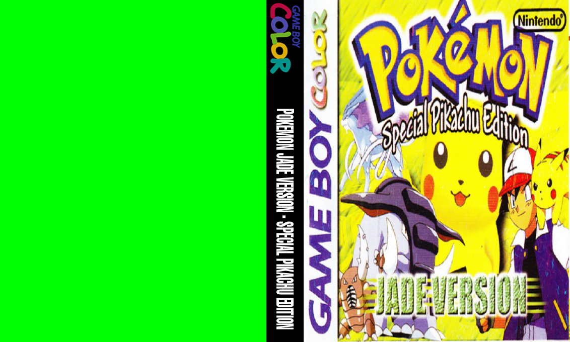 Pokemon Jade Version – Special Pikachu Edition [US] gbc Unknown Year Box Art
