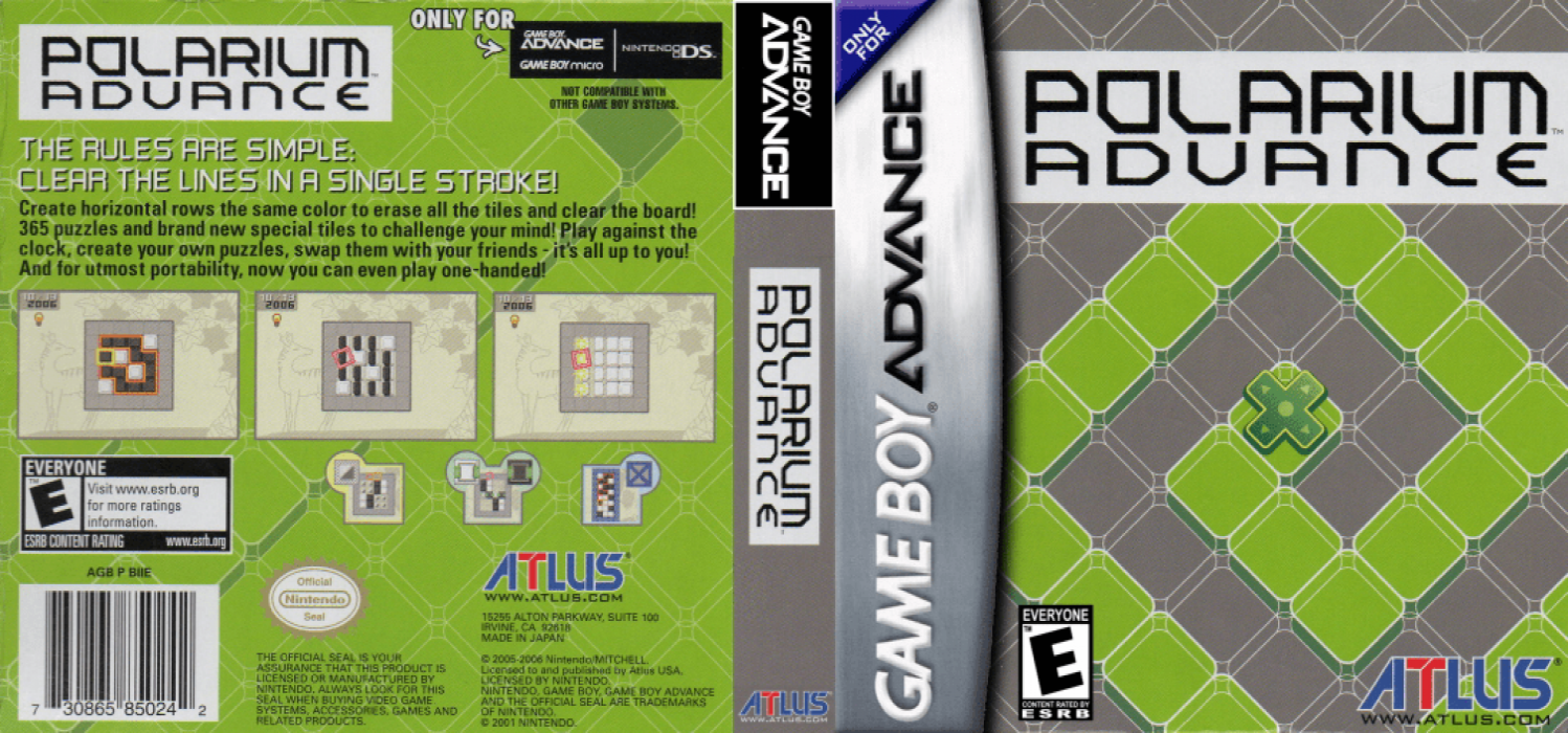 Polarium Advance [US] gba 2006 Box Art
