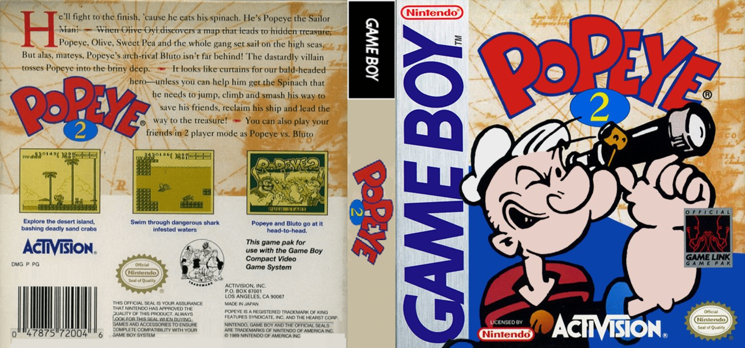 Popeye 2 [US] gb 1993 Box Art
