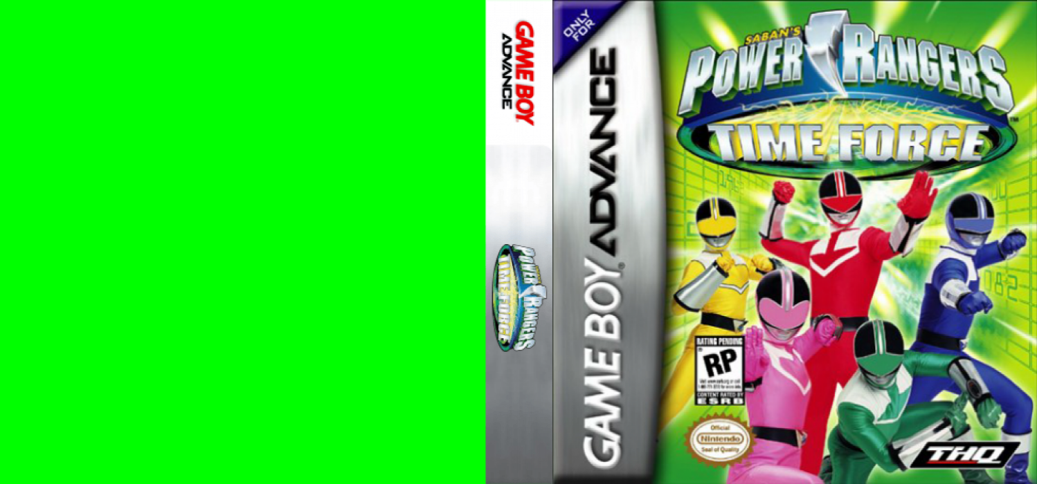Power Rangers – Time Force [US,EU] gba 2001 Box Art