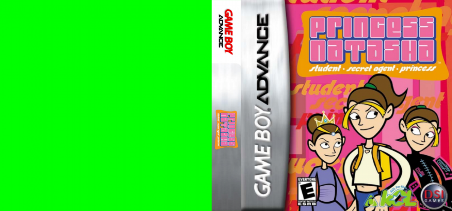 Princess Natasha : Student, Secret Agent, Princess [US] gba 2006 Box Art