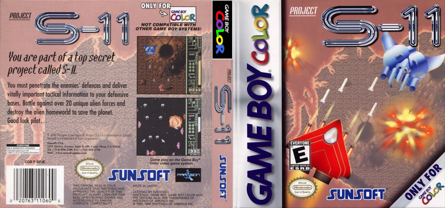 Project S-11 [US] gbc 2000 Box Art