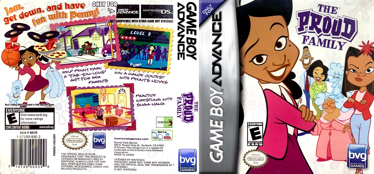 The Proud Family [US] gba 2005 Box Art