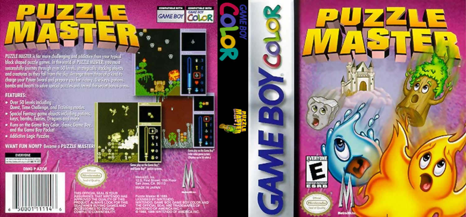 Puzzle Master [US] gbc 1999 Box Art