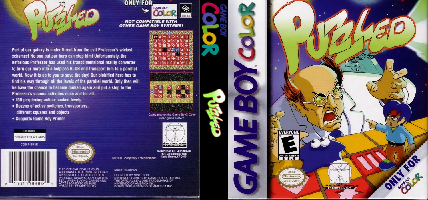 Puzzled [US] gbc 2001 Box Art