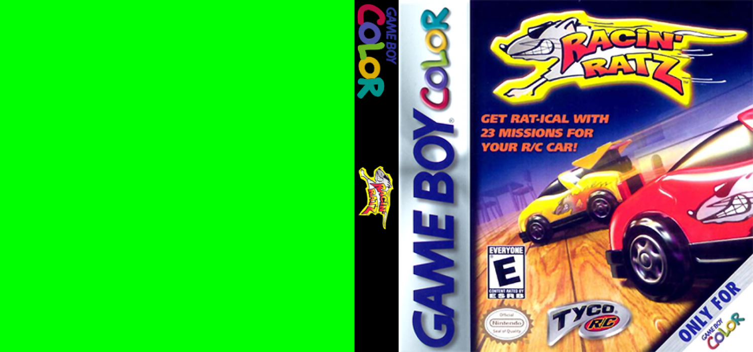 Tyco RC : Racin’ Ratz [US] gbc 2000 Box Art