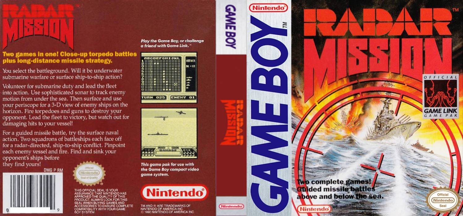 Radar Mission [US,EU] gb 1990 Box Art