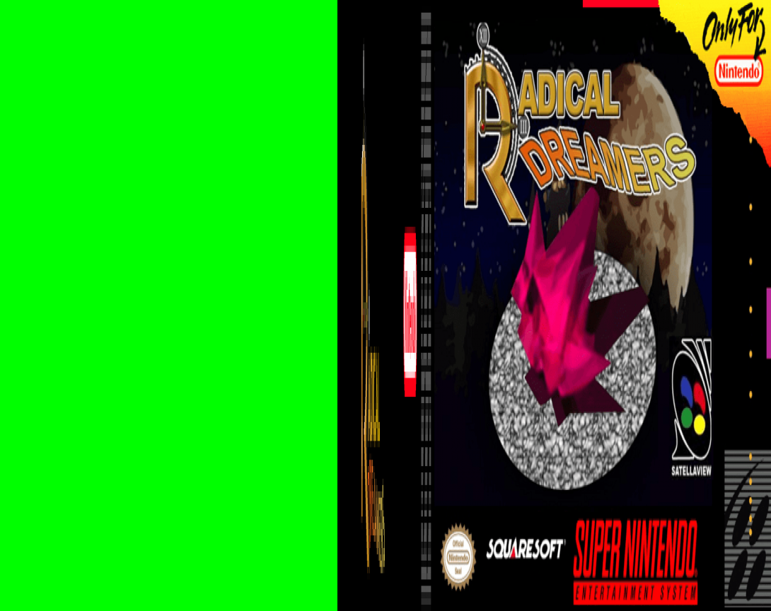 Radical Dreamers Le Trsor Interdit  T+Eng 100% Demiforce v1.4 (J) snes 1996 Box Art