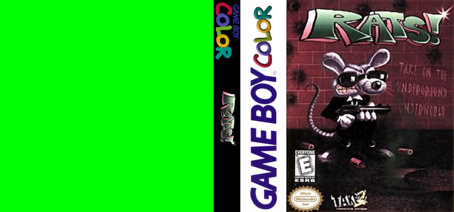 Rats! [US] gbc 1998 Box Art