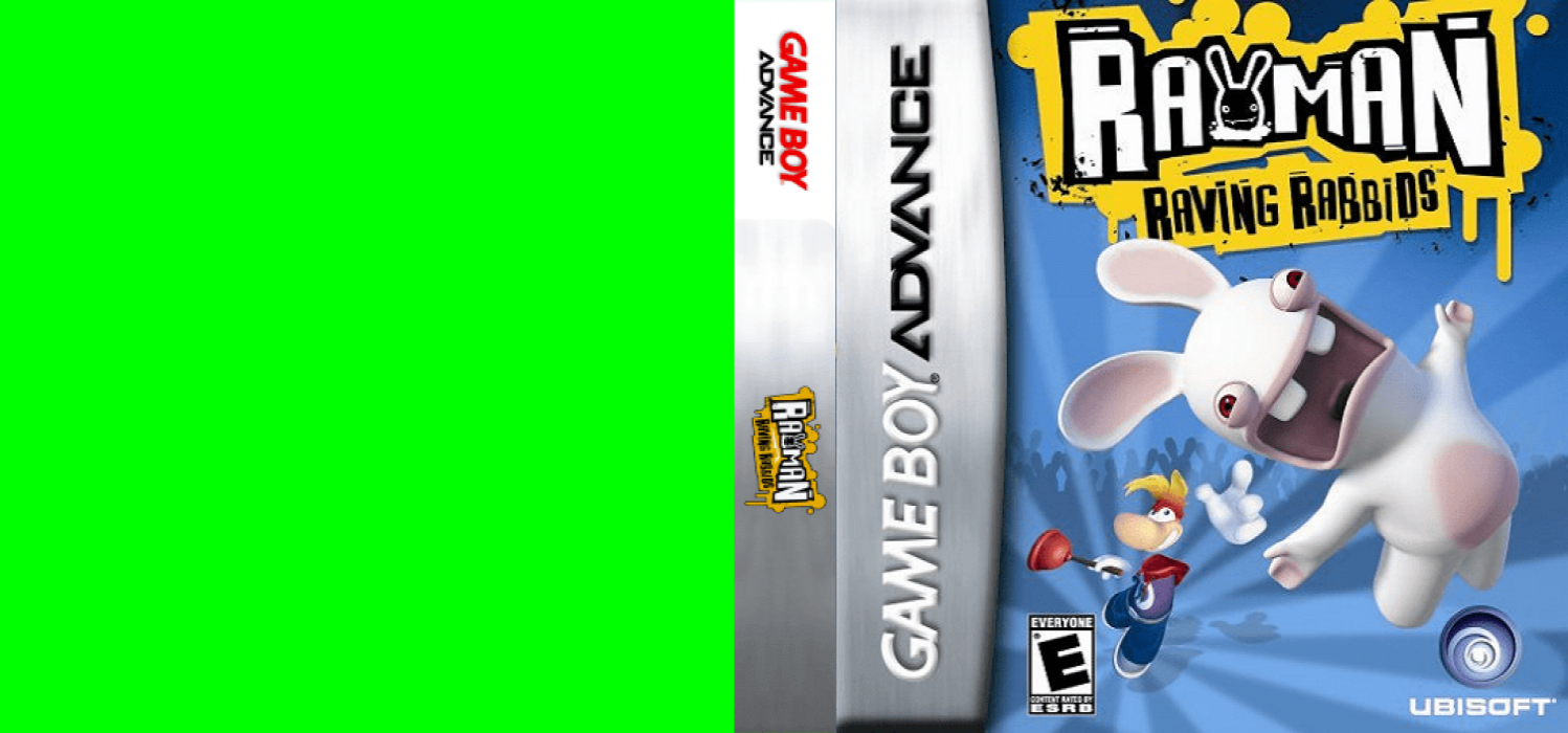 Rayman: Raving Rabbids [US] gba 2006 Box Art