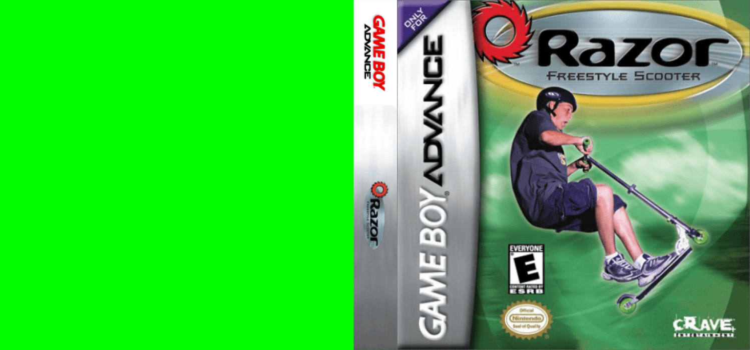 Razor Freestyle Scooter [US] gba 2001 Box Art