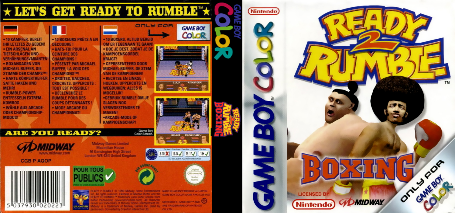Ready 2 Rumble Boxing [US] gbc 1999 Box Art