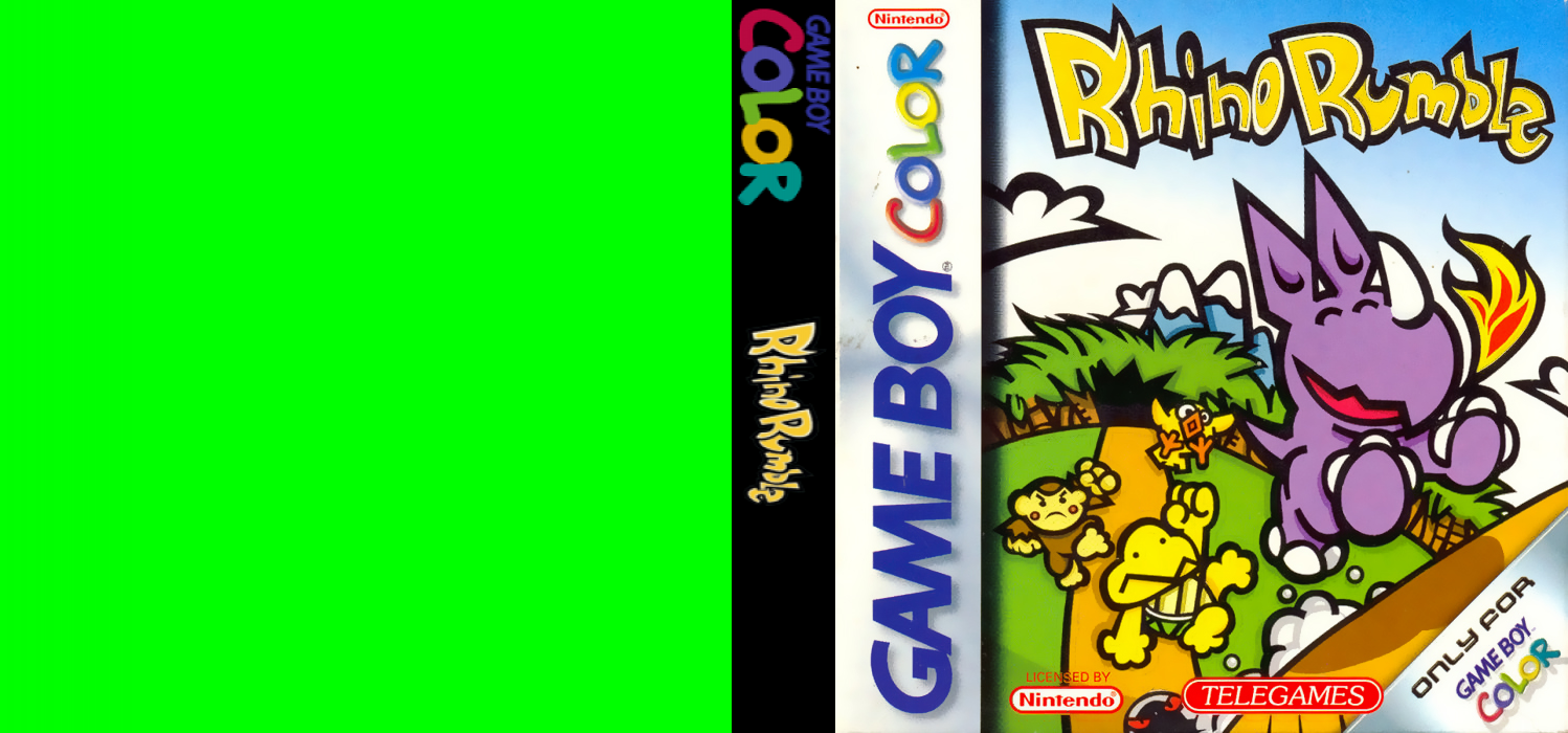 Rhino Rumble [US,EU] gbc 2002 Box Art