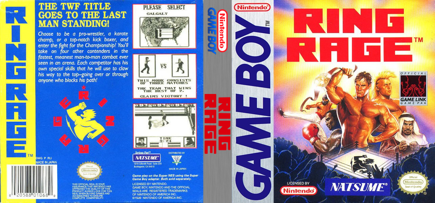 Ring Rage [US] gb 1993 Box Art