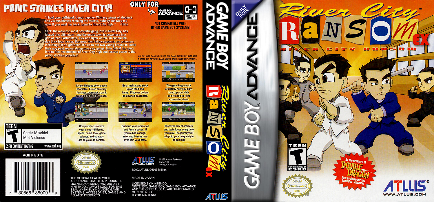 River City Ransom EX [US] gba 2004 Box Art