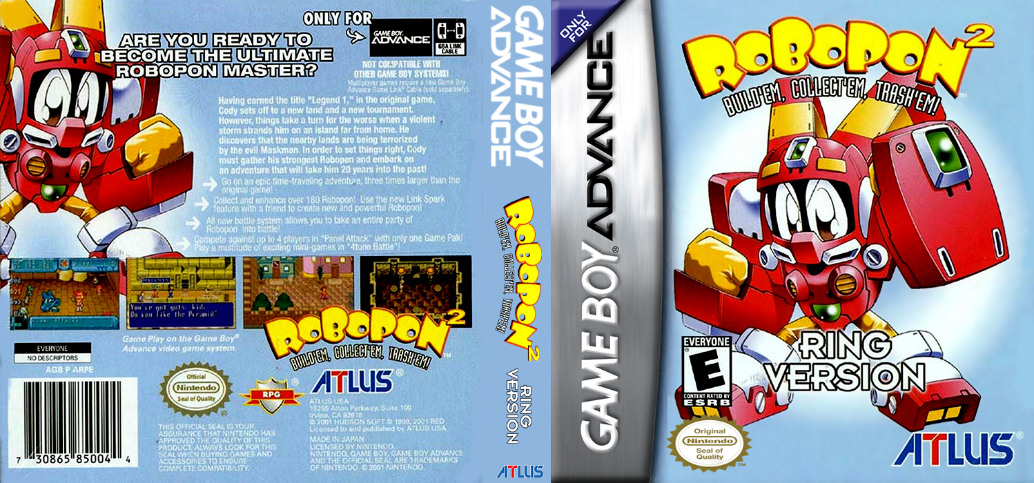 Robopon 2 : Ring Version [US] gba 2002 Box Art