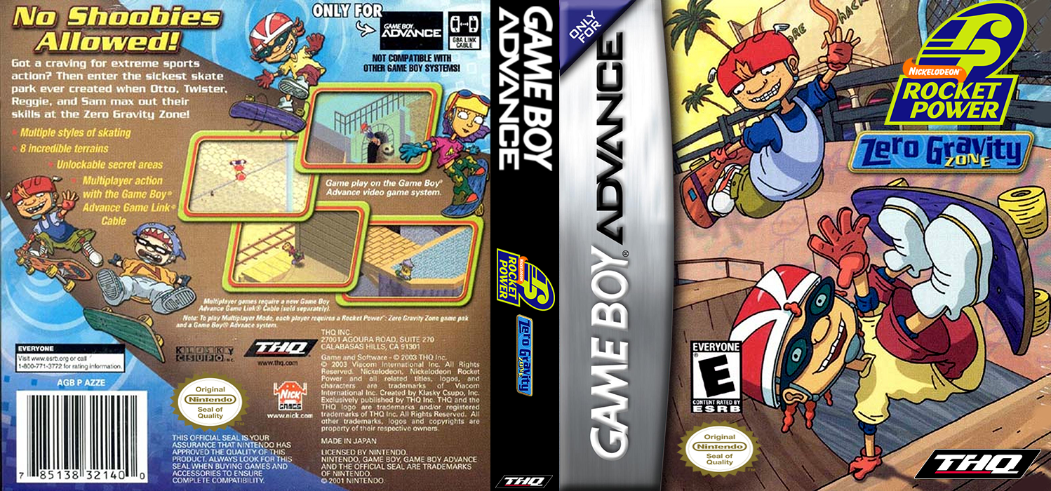 Rocket Power : Zero Gravity Zone [US] gba 2003 Box Art
