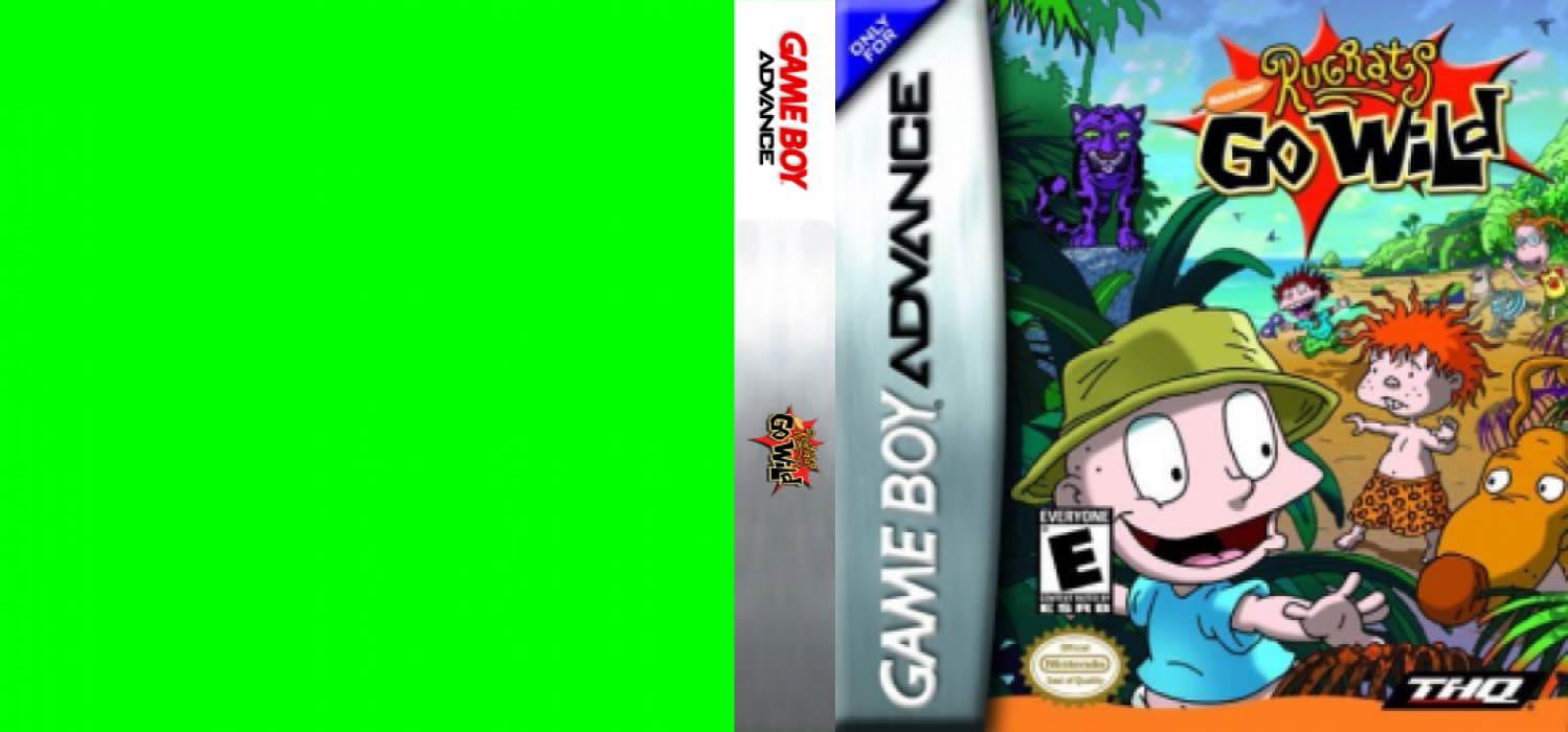 Rugrats : Go Wild [US,EU] gba 2003 Box Art