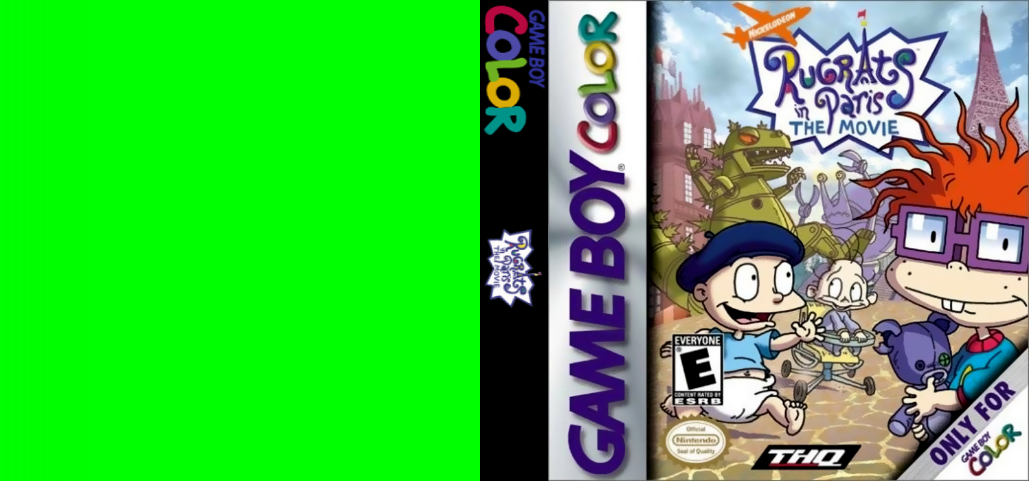 Rugrats in Paris: The Movie [US,EU] gbc 2000 Box Art