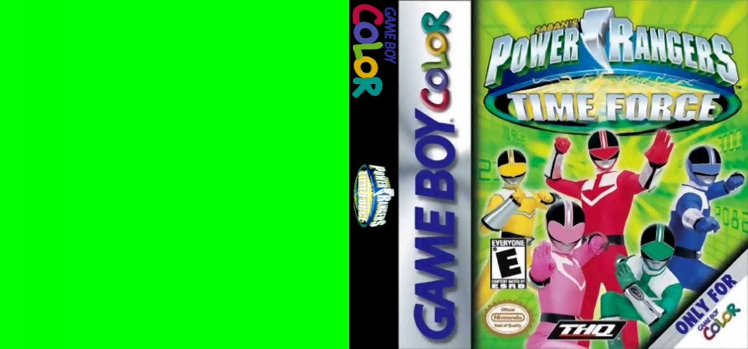 Power Rangers : Time Force [US,EU] gbc 2001 Box Art