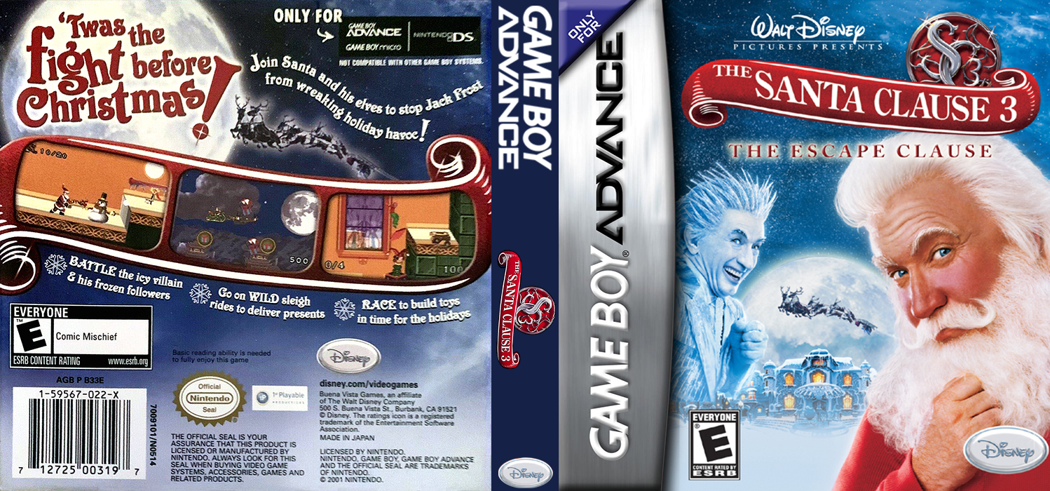 The Santa Clause 3 : The Escape Clause [US] gba 2006 Box Art