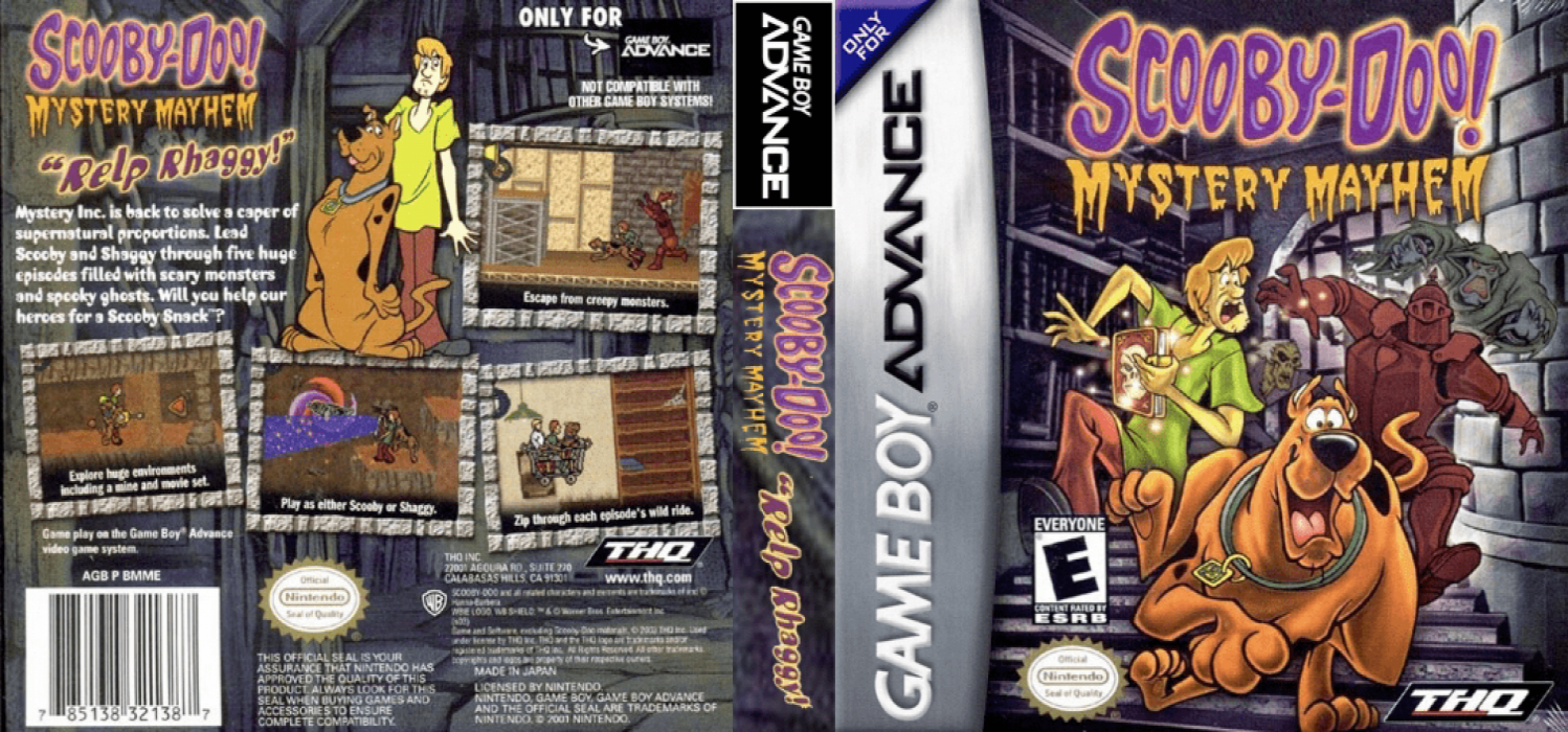 Scooby-Doo! : Mystery Mayhem [US] gba 2003 Box Art