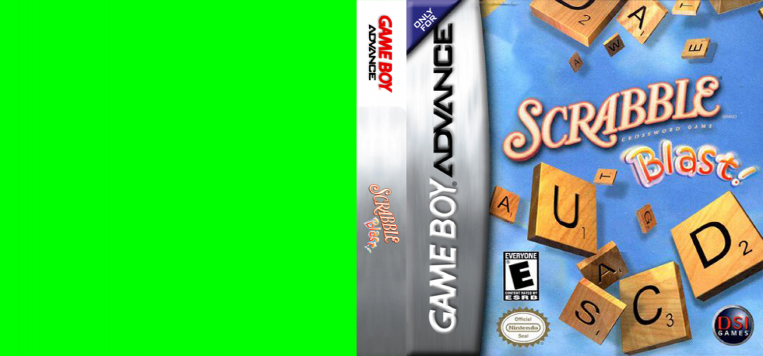 Scrabble Blast! [US] gba 2005 Box Art