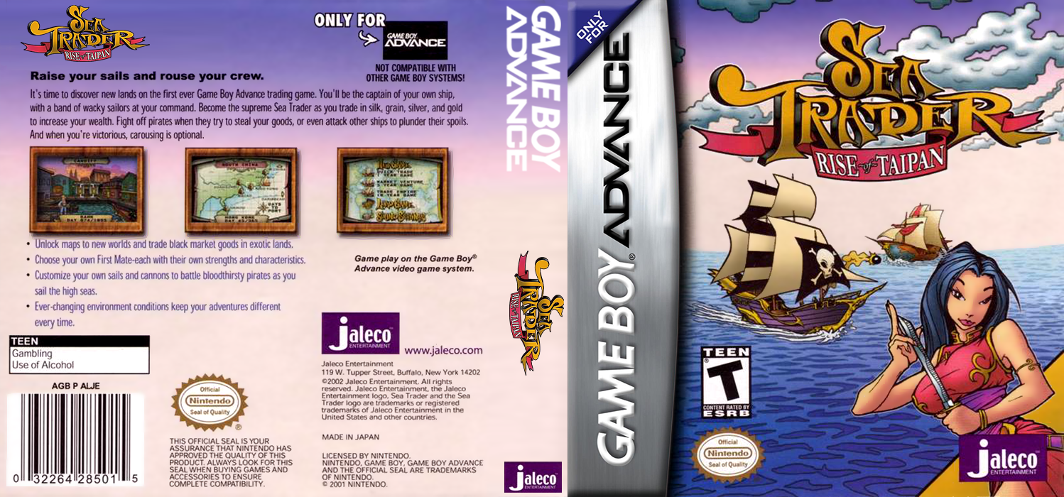 Sea Trader : Rise of Taipan [US] gba 2003 Box Art