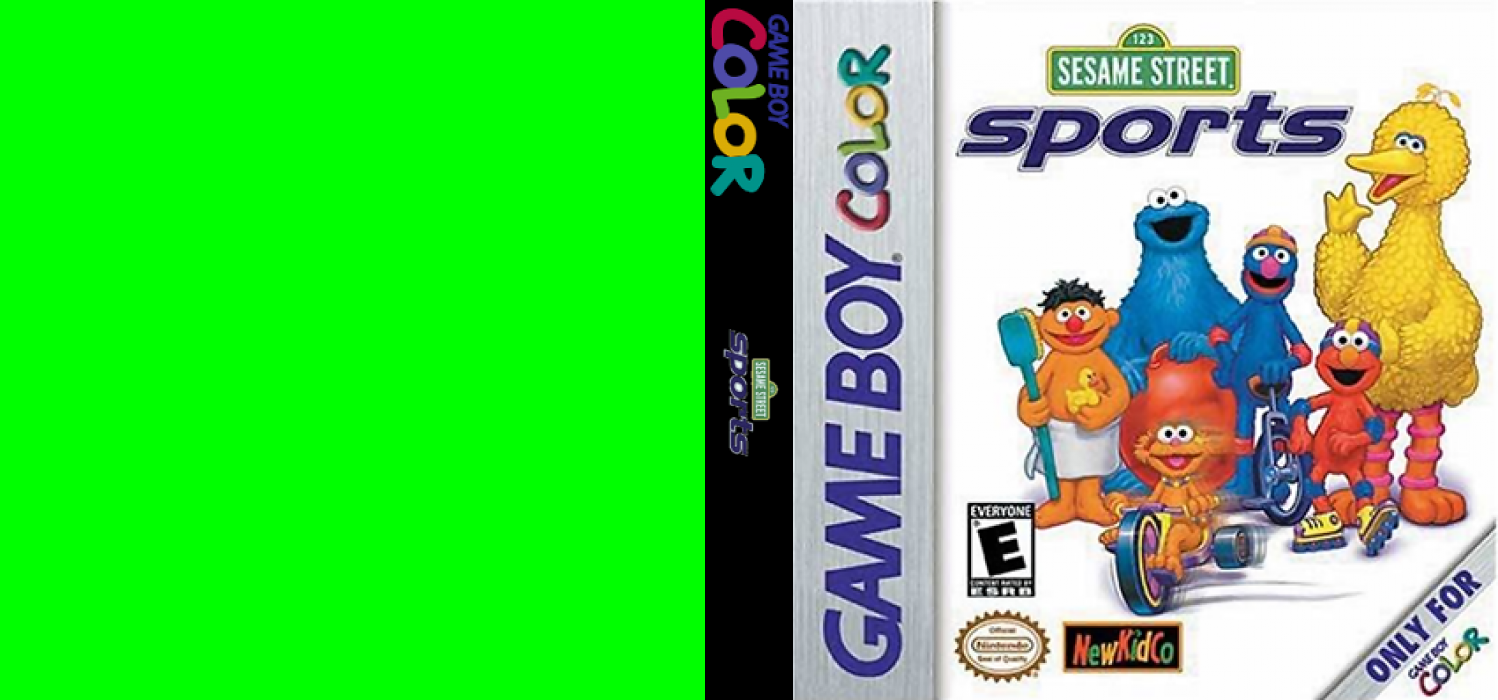 Sesame Street Sports [US] gbc 2001 Box Art