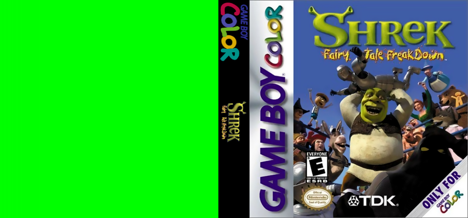 Shrek: Fairy Tale Freakdown [US,EU] gbc 2001 Box Art