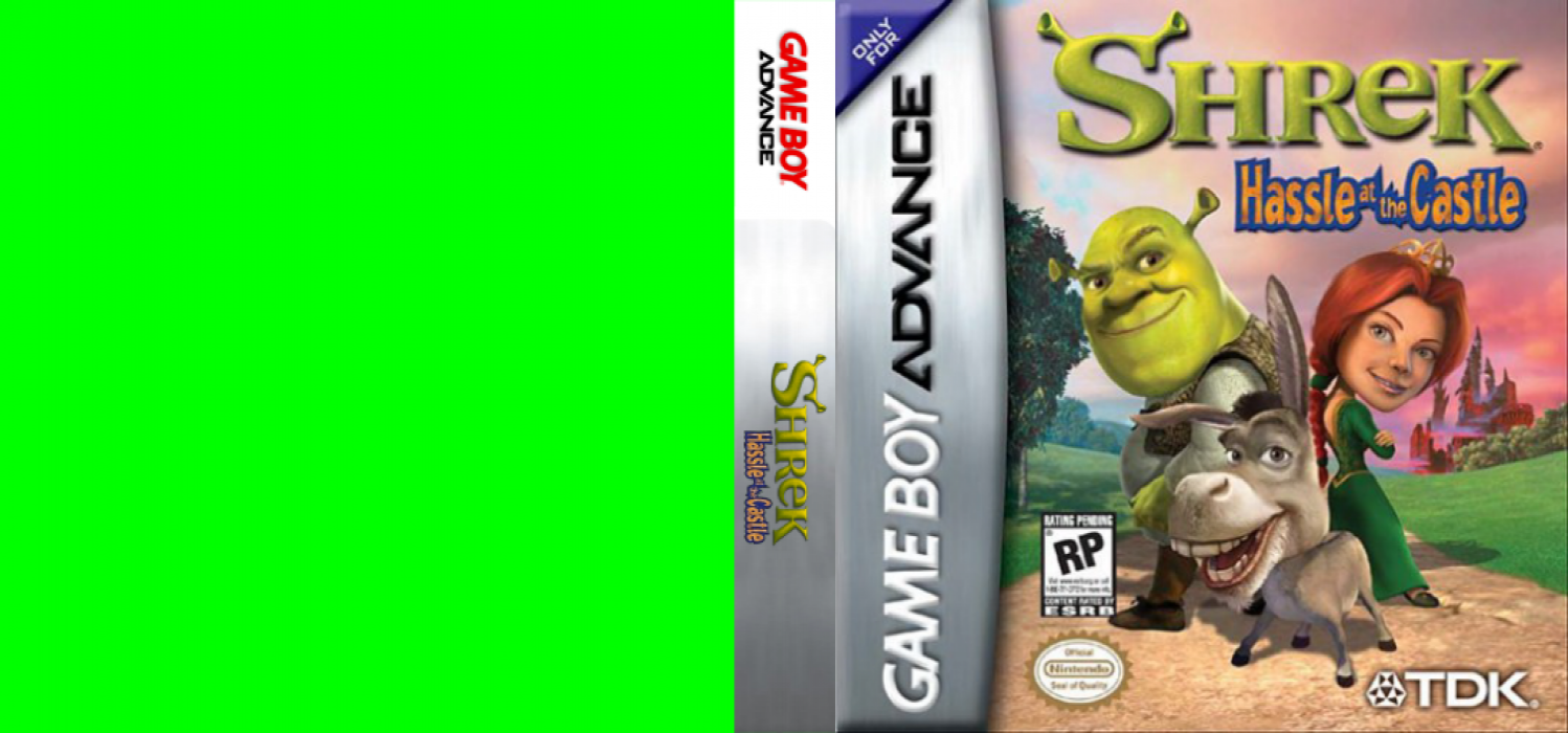 Shrek : Hassle at the Castle [US] gba 2002 Box Art