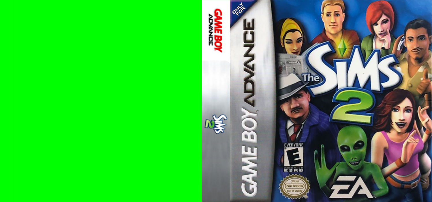 The Sims 2 [US,EU] gba 2005 Box Art