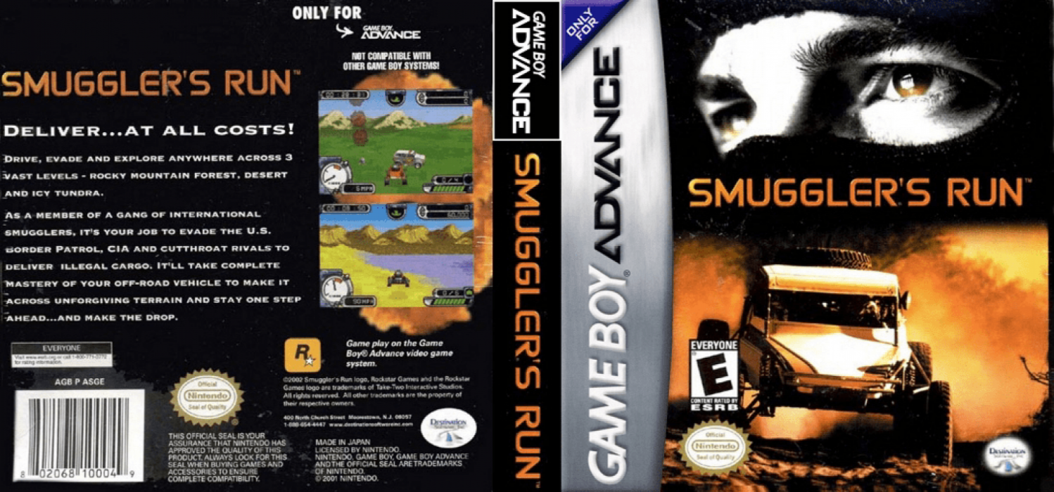Smuggler’s Run [US] gba 2002 Box Art