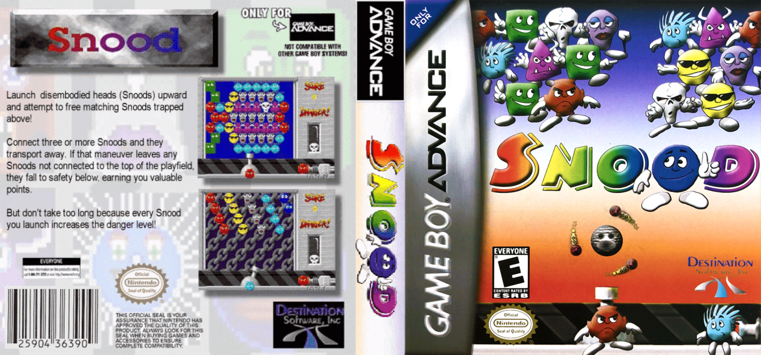 Snood [US] gba 2001 Box Art