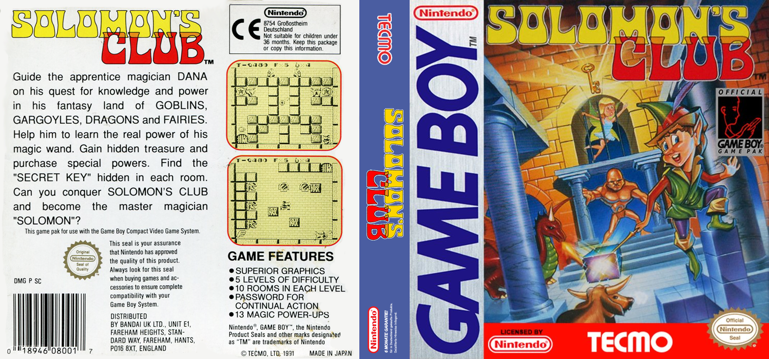 Solomon’s Club [US] gb 1991 Box Art