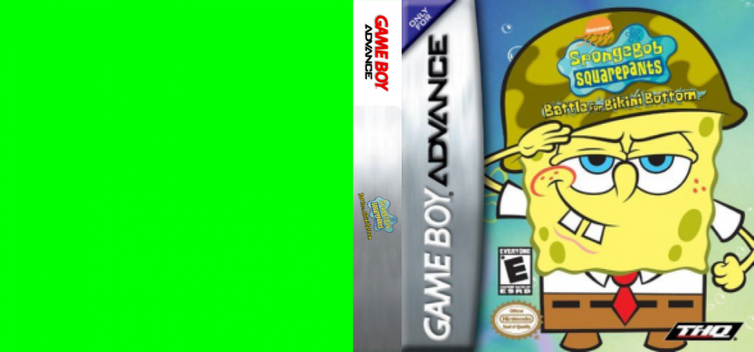SpongeBob SquarePants : Battle for Bikini Bottom [US] gba 2003 Box Art