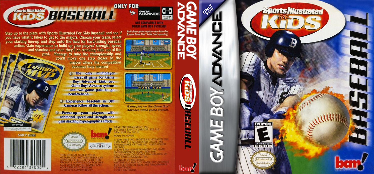 Sports Illustrated for Kids : Baseball [US] gba 2001 Box Art