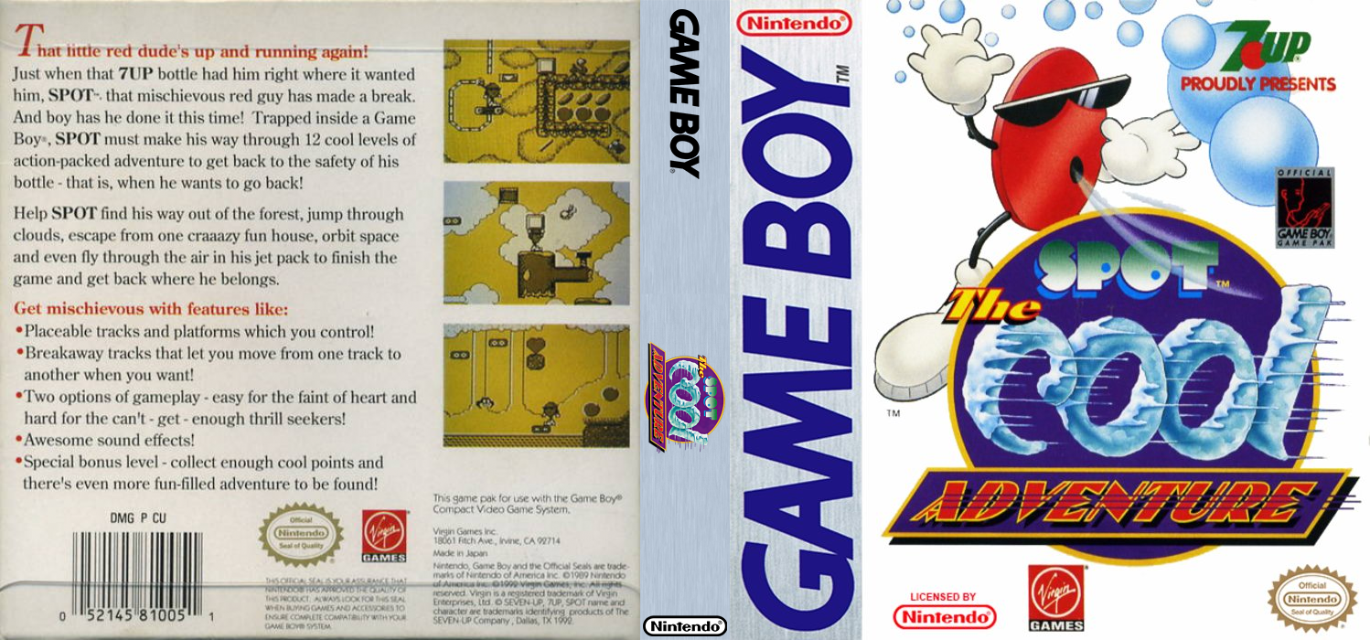 Spot : The Cool Adventure [US] gb 1993 Box Art