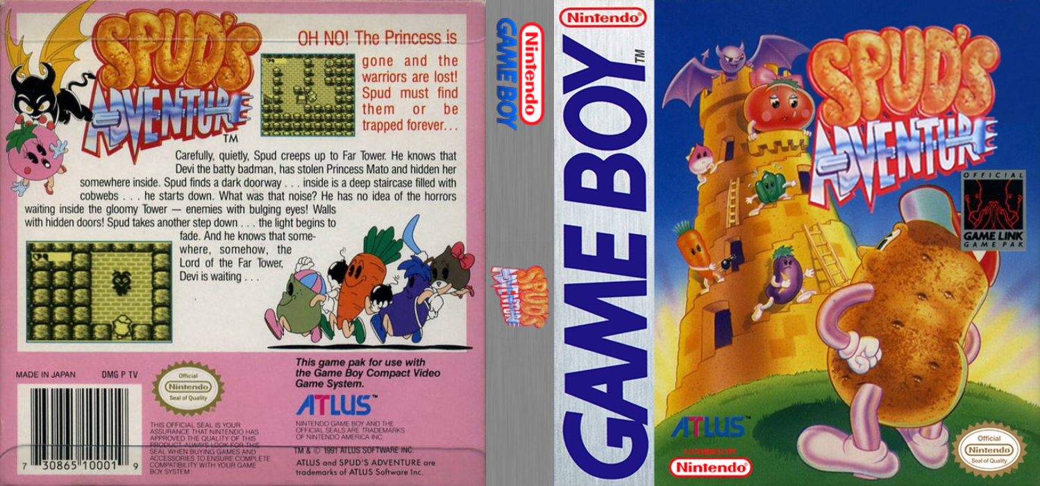 Spud’s Adventure [US] gb 1991 Box Art