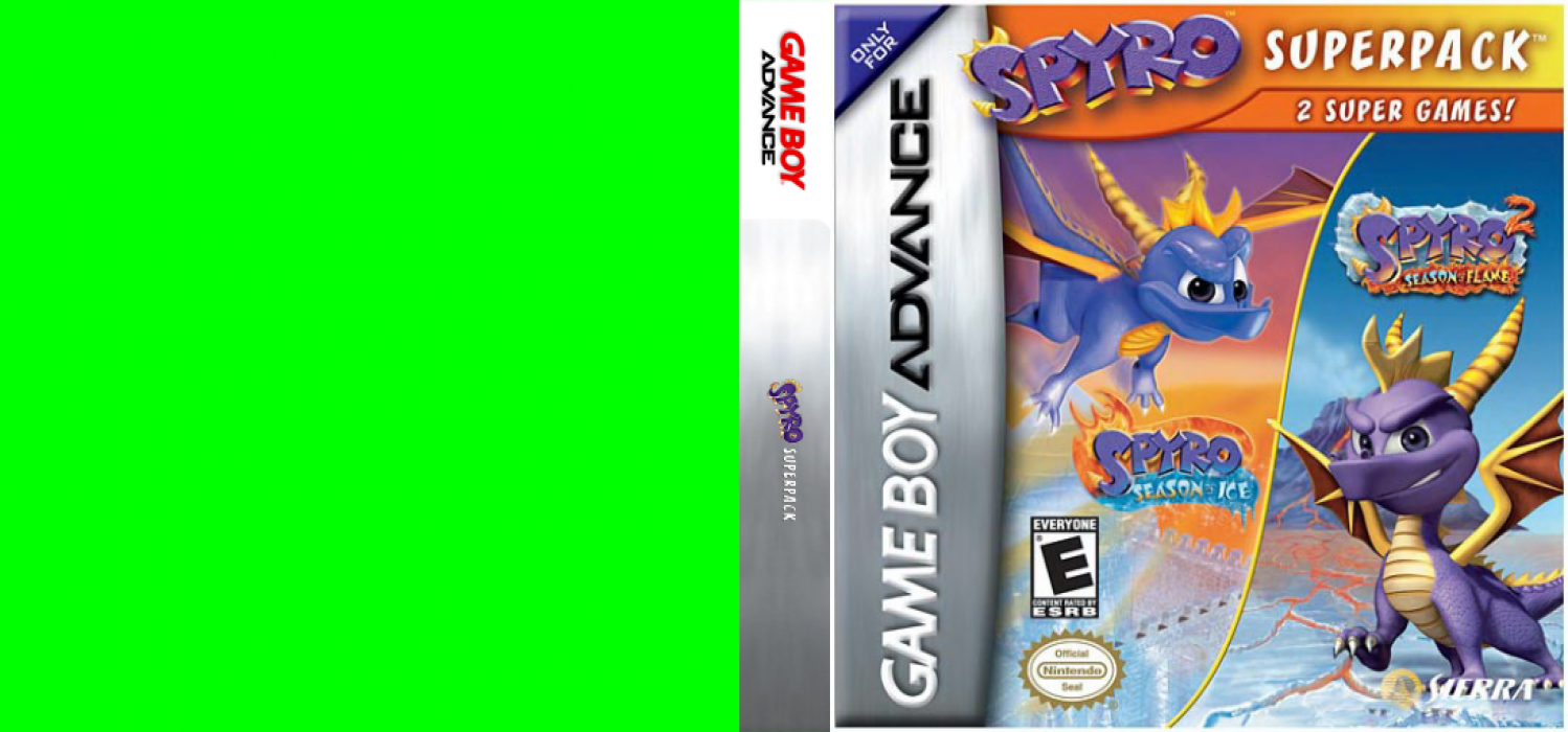 Spyro Superpack [US] gba 2005 Box Art