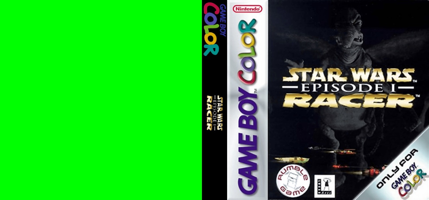 Star Wars: Episode I – Racer [US,EU] gbc 1999 Box Art