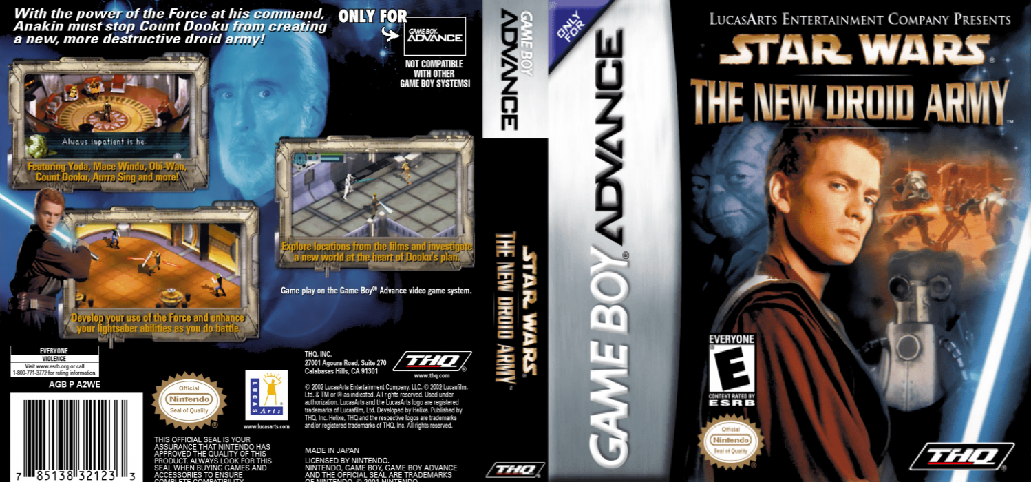 Star Wars : The New Droid Army [US] gba 2002 Box Art
