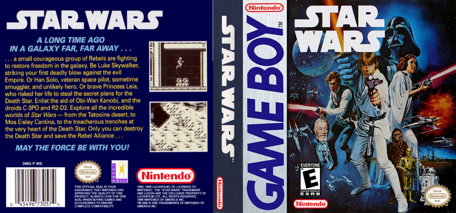Star Wars [US,EU] gb 1992 Box Art