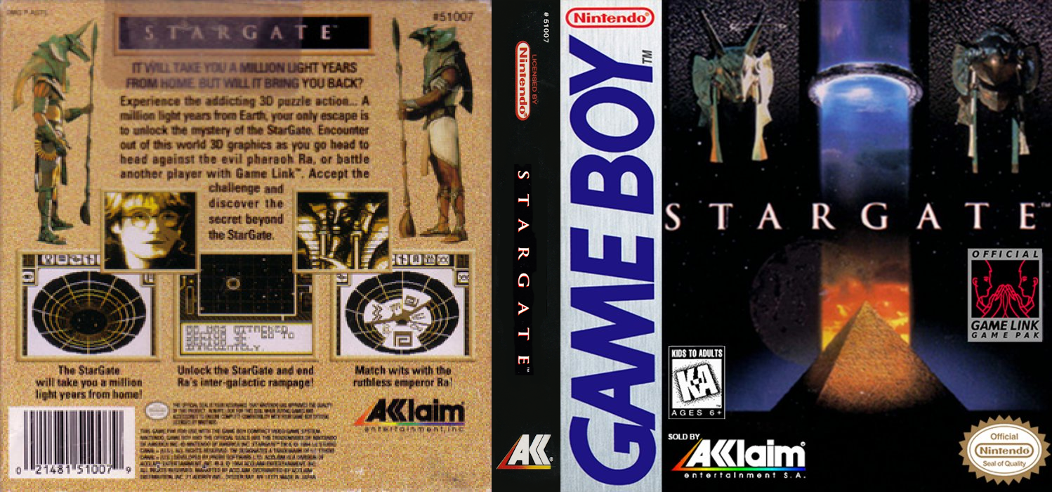 Stargate [US,EU] gb 1994 Box Art