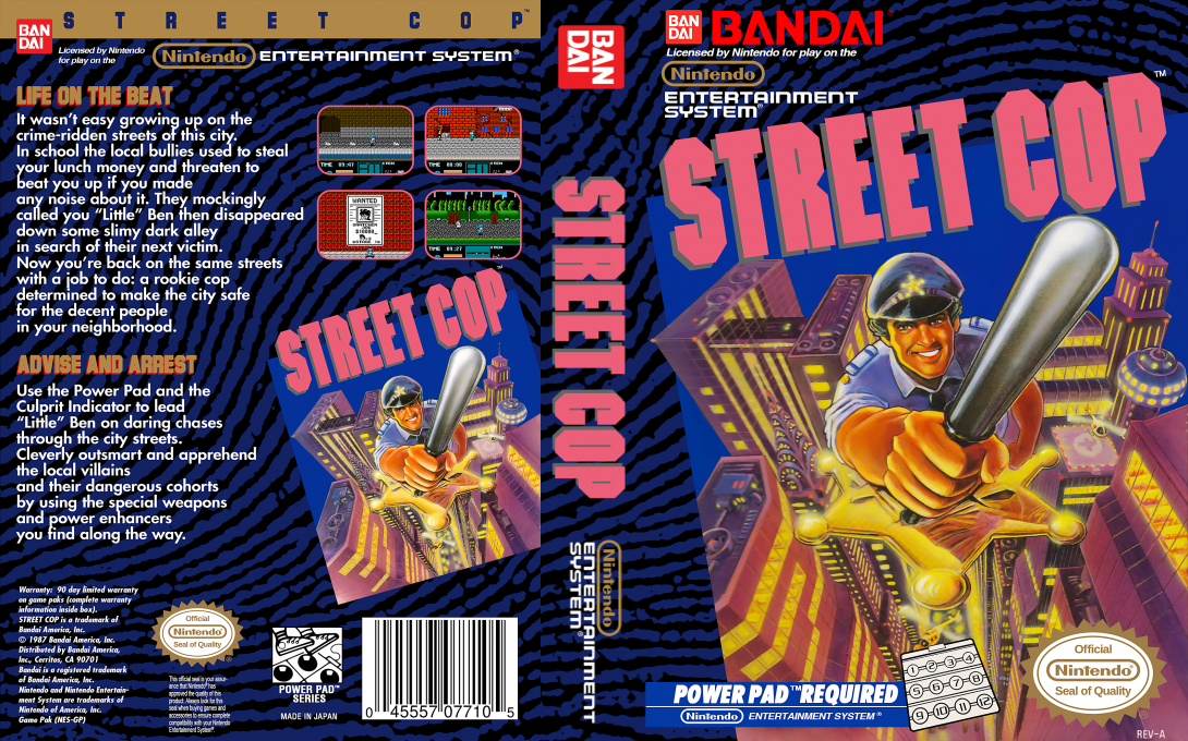 Street Cop [US] nes 1989 Box Art