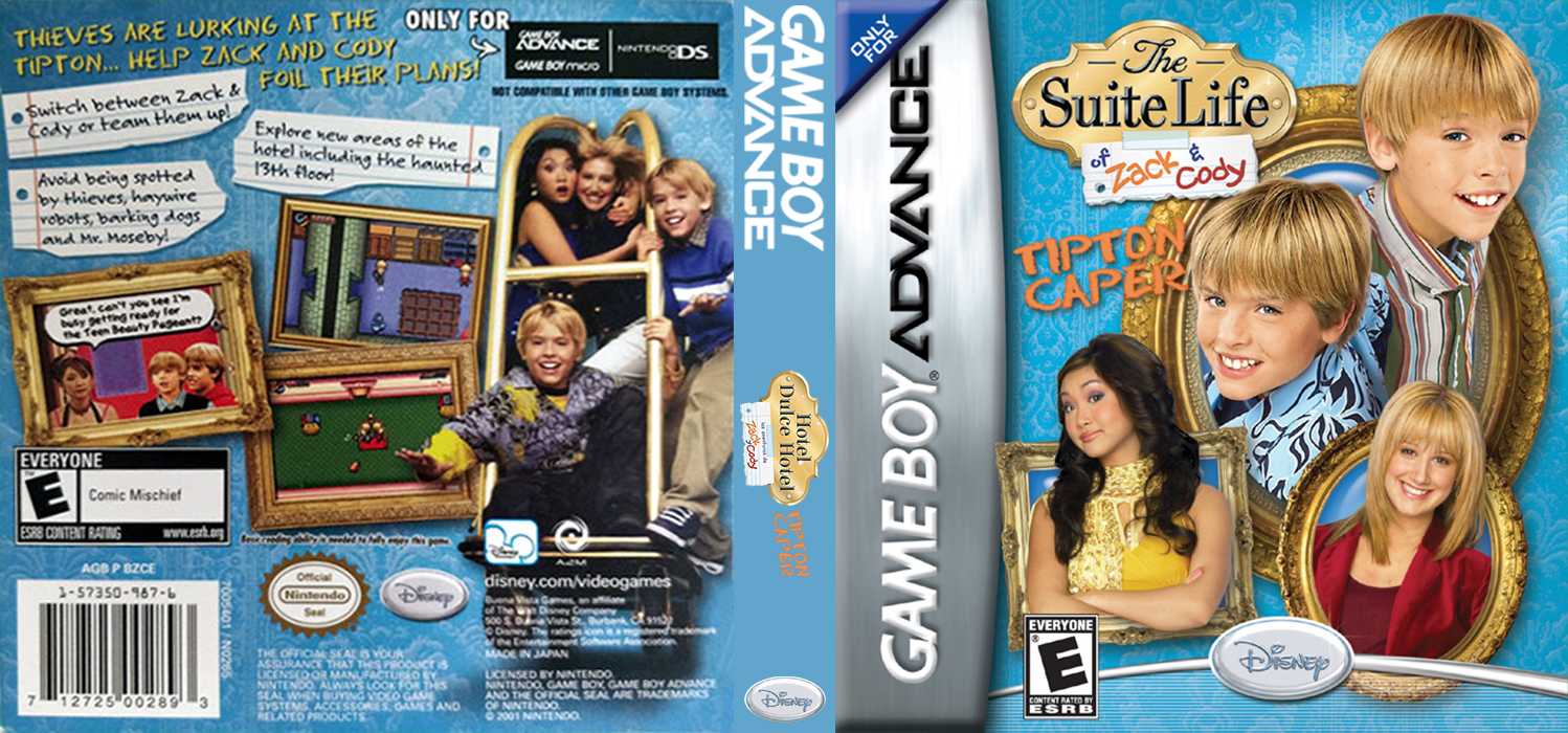 The Suite Life of Zack & Cody : Tipton Caper [US] gba 2006 Box Art