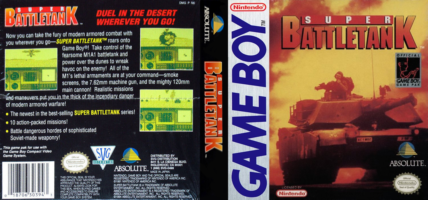 Super Battletank : War in the Gulf [US] gb 1994 Box Art