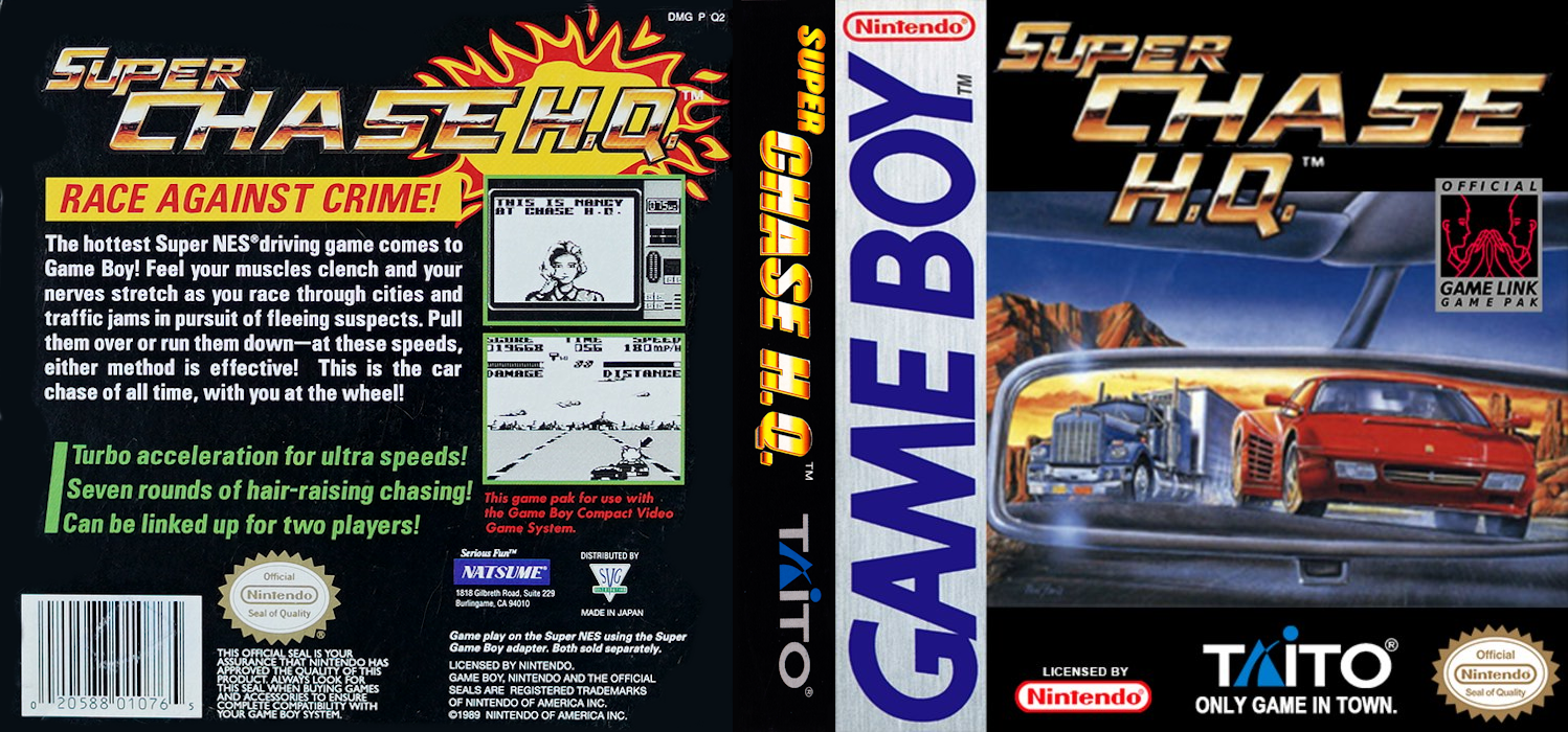 Super Chase H.Q. [US,EU] gb 1994 Box Art