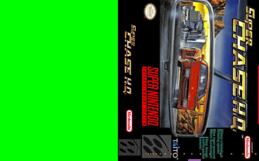 Super Chase H.Q. [US] snes 1993 Box Art